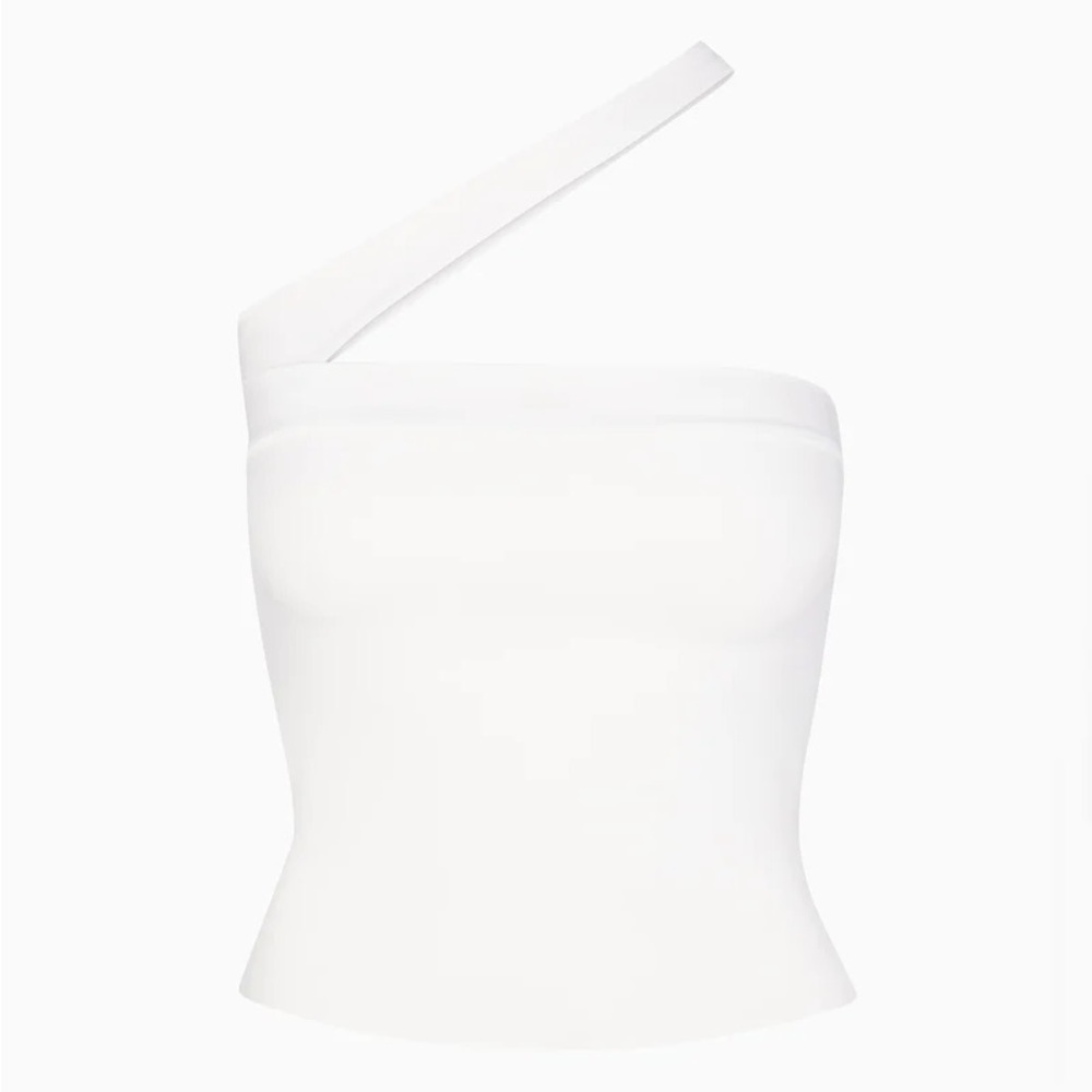 Khy Sleek Stretch Tube Top in White